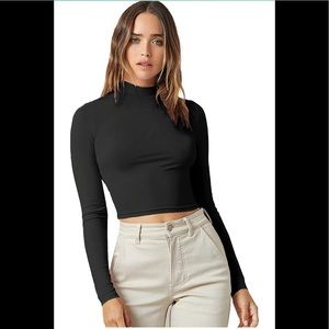 Verdusa Womens High Neck Long Sleeve Knit Bodysuit Verdusa Womens High Neck Long Sleeve Knit Bodysuit